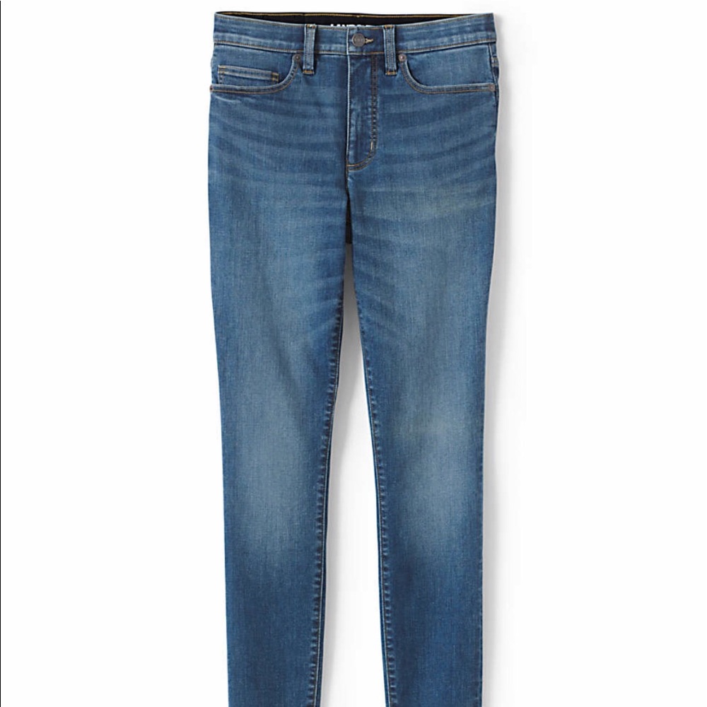 Lands end straight leg jeans